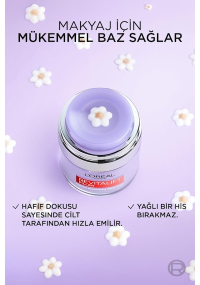 Revitalift Filler Dolgunlaştırıcı Su Bazlı Pressed Jar Nemlendirici Yüz Kremi 50 ML