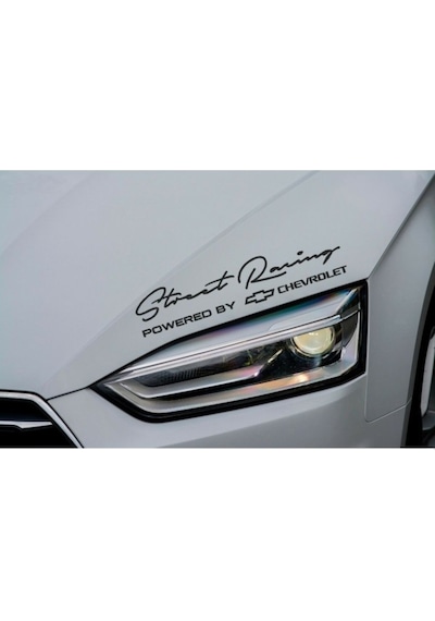 Street Racing Chevrolet 1 Ön Tampon Kaput Araba Oto Sticker