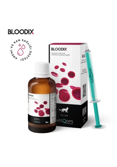 Vetqom Bloodix Kedi Anemi Ve Kan Sağlığı Destekleyici Likit 45 Ml