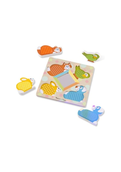 Melissa And Doug Dokun Hisset Yapboz Evcil Hayvanları Bul