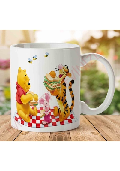 Winnie-the-pooh-png-hd İki Tarafı Baskılı Kupa Bardak.jpg