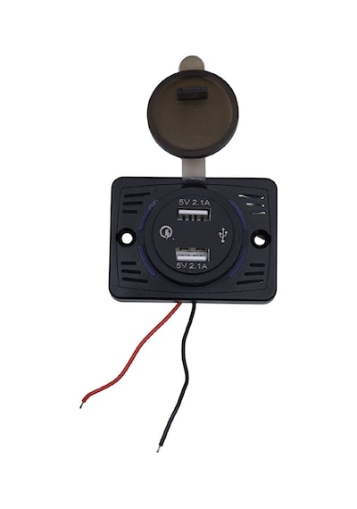 Dual Usb 5v 2.1a Panel Tipi Araç Otobüs İçin Slim Şarj Soketi