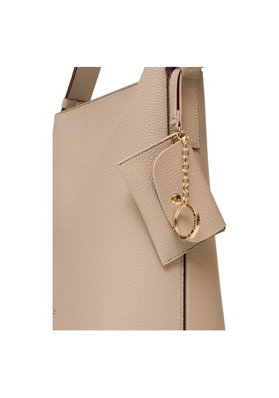 U.S. Polo Assn. U.s. Polo Assn. Bej-bordo Kadın Omuz Çantası Us25545