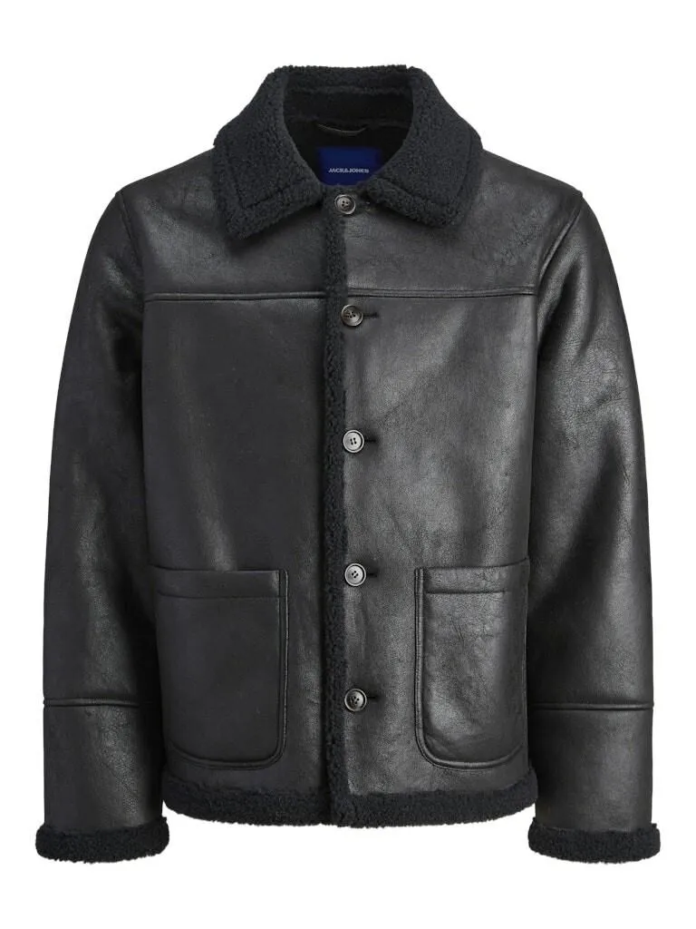 Jack & Jones Jorcambridge Rancher Erkek Ceket-12282946 Siyah