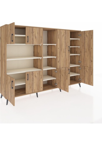 Hyperion Dolap 14 Raflı 9 Kapaklı 220x44x163 Çam-çam/aytaşı Atlas Çam/aytası - Atlas Çam Hyperion Dolap 14 Raflı 9 Kapaklı 220x44x163 Çam-çam/aytaşı Atlas Çam/aytası - Atlas Çam