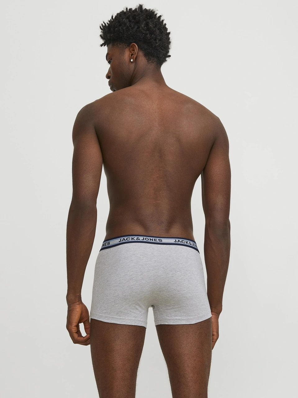 Jack & Jones Jack Jones Erkek Pamuklu Karışık Renkli 10 Lu Boxer 12189937 Siyah