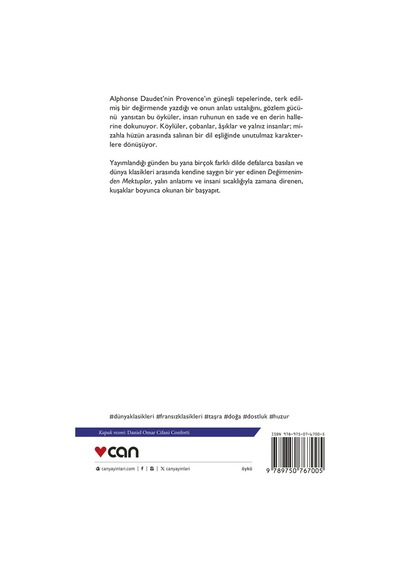 Değirmenimden Mektuplar / Alphonse Daudet / 9789750767005
