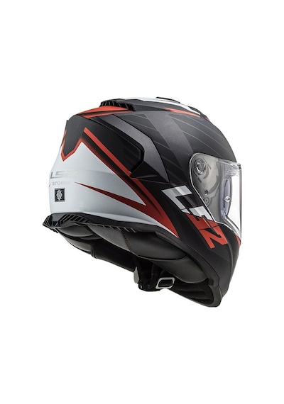 Ls2 Storm 2 Nerve Full Face Motosiklet Kaskı 66896 Mat Siyah Kırmızı