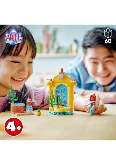 LEGO® │ Disney Princess Ariel'in Müzik Sahnesi 43235 - 4 Yaş & Üzeri Çocuklar için Yaratıcı Oyuncak Yapım Seti (60 Parça)