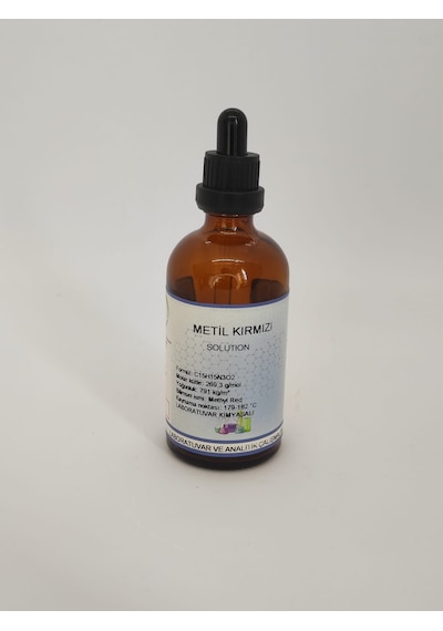 Aropi Metil Kırmızısı Solutıon İndikatör 30 ML