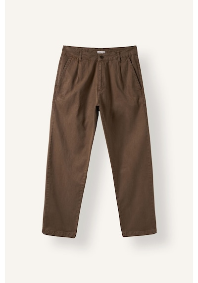 Defacto Relax Fit Pile Detaylı Pantolon H5006ax26aubn604 Kahve-bn604
