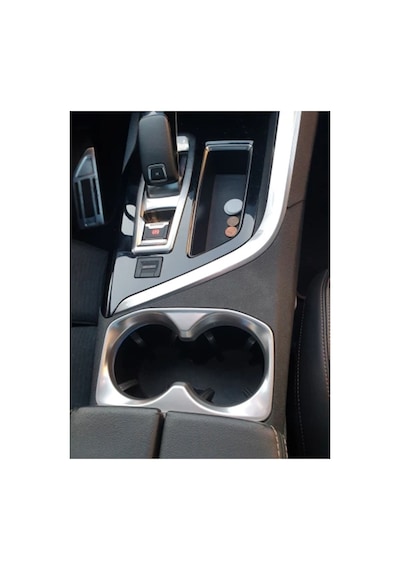 Peugeot 3008 Bardaklık Krom Çerçevesi 5008 Bardaklık Krom Çerçeve Kalın