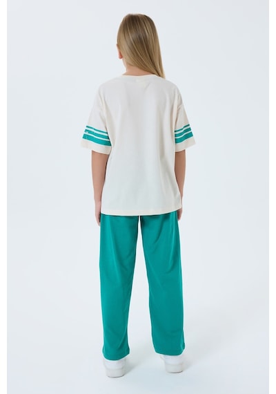 U.s. Polo Assn. Kız Çocuk Yeşil Pijama Takım 5274-49900 Yeşil