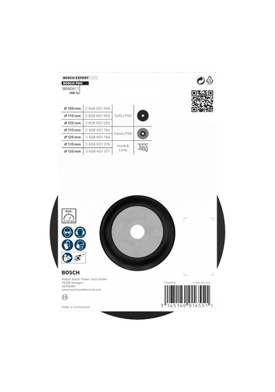 Ayrex Professional Zımpara Diski 125 Mm, 1 Adet
