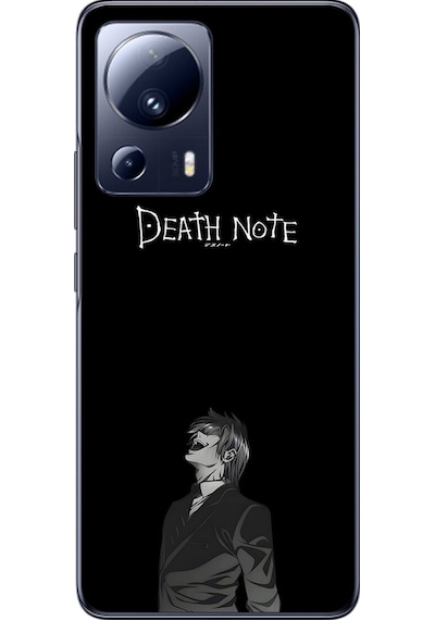 Xiaomi Mi 13 Lite Uyumlu Şeffaf Kılıf Death Note 1 Tasarımlı