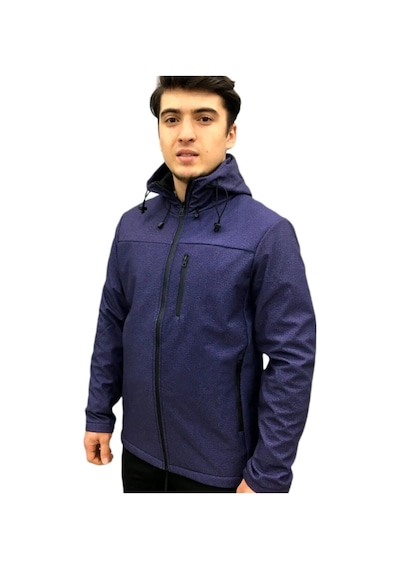 Exuma Erkek Mavi Venüs H Sshell Jacket M Ceket 281100p-416 Siyah