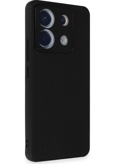 Xiaomi Redmi Note 13 Pro 5g Kılıf Taft Kapak - Siyah Düz Renkli