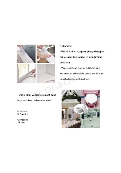 Çamur - Lavabo - Çift Taraflı - Fayans Arası Bant Çeşitleri (478491714)
