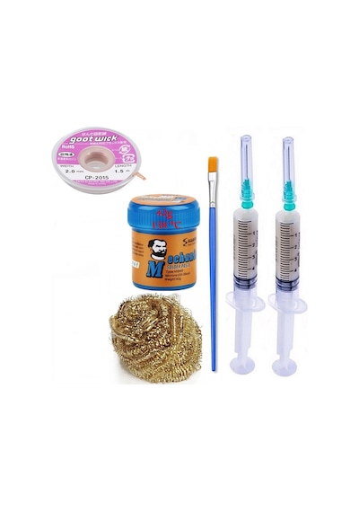 Havya Ucu Temizleme Lehim Solder Paste 138 C 42g Flux Lehim Toplama Cp-2015 Lehim Emme Teli 2,0 Mm St02