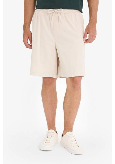 DeFacto Baggy Fit Beli Bağcıklı Bermuda Şort E1047AX25SMGR492