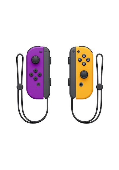 Nintendo Switch Joycon Oyun Kolu  Neon Purple & Orang Distribütör
