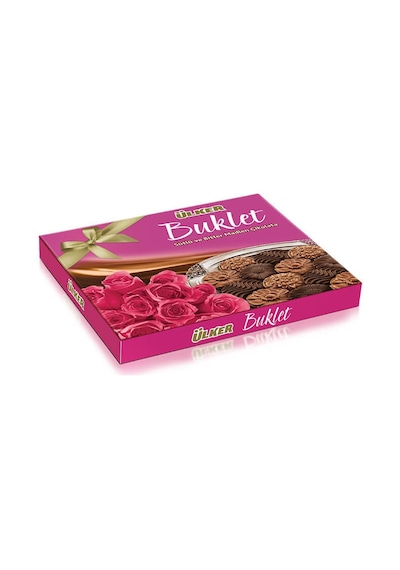 Ülker Buklet Sütlü ve Bitter Madlen Çikolata Pembe 208 G
