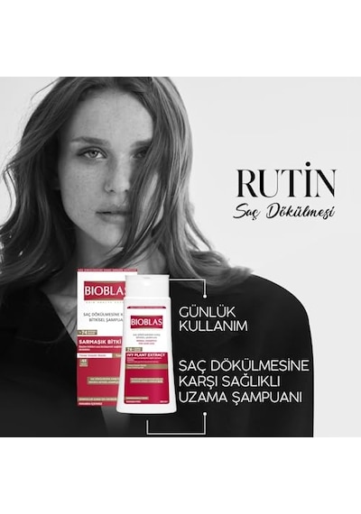 Sarmaşık Özlü Saç Dökülmesine Karşı Bitkisel Şampuan Phytosterol &amp Bitkisel Kompleks B19, Zindeliklı Beyaz