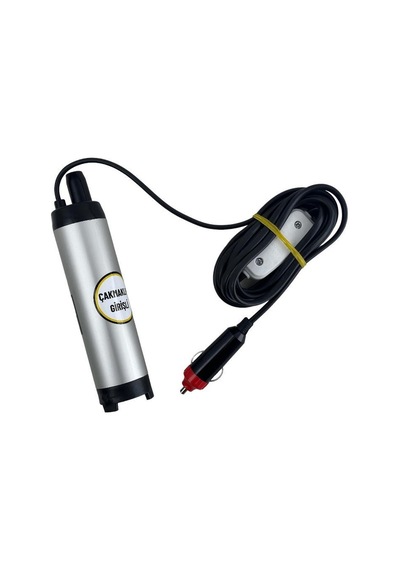 Düzey Alüminyum Gövde Küçük Dalgıç Transfer Pompası 12 Volt-çakma