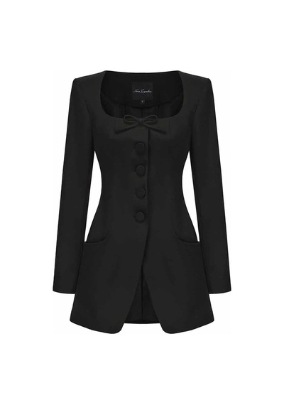 Posse Tiffani Blazer: Şık Detaylarla Taşınan Kadın Blazer Ceket Siyah