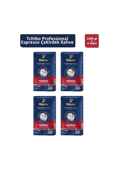 Tchibo Professional Espresso Çekirdek Kahve 4 x 1 KG