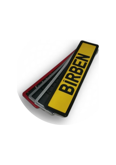 Araç Takmatik Plakalık Krom P.Black Beyaz Kırmızı Araç Plakalık 443158600