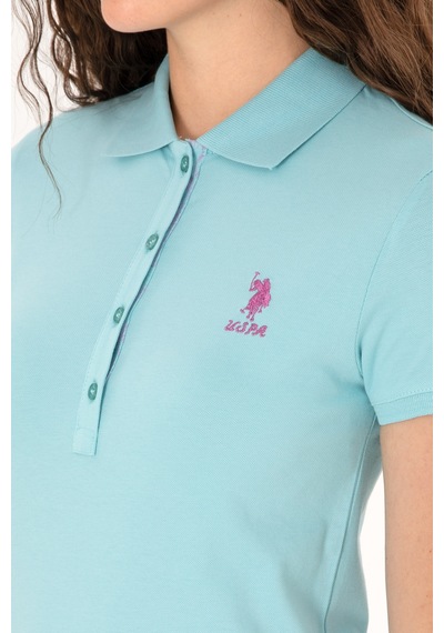 U.S. Polo Assn. Kadın Aqua Basic Tişört 50300896-VR007