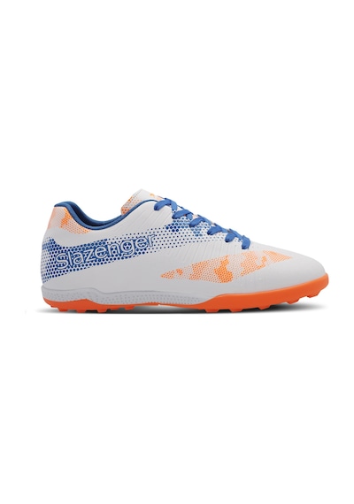 Slazenger CYPRUS Çocuk Halı Saha Beyaz / Saks Mavi Futbol Ayakkabısı