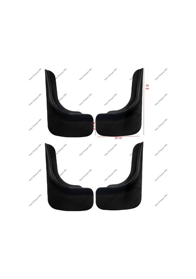 Toyota Uyumlu Corolla 2002-2006 4lü Paçalık Çamurluk Tozluk TYT0UX007