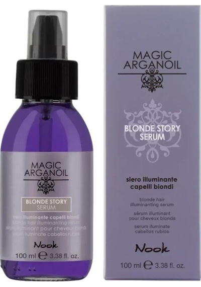 Nook Magic Arganoil Blonde Story Sarı ve Röfleli Saçlara Özel Parlatıcı Mor Serum 100 ML