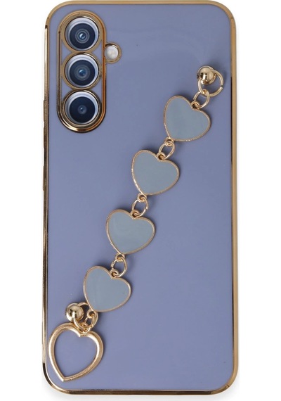 Gld-spt- Newface Samsung Uyumlu Galaxy A54 5g Kılıf Esila Silikon - Gri