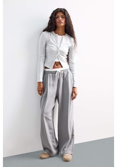 Defacto Baggy Fit Çift Cepli Normal Bel Standart Boy Tensel Pantolon F9743ax25hsgr394 Gri Defacto Baggy Fit Çift Cepli Normal Bel Standart Boy Tensel Pantolon F9743ax25hsgr394 Gri