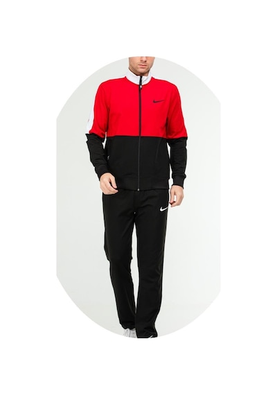 Nike Ea-4058 Battal Beden Erkek Polyester Eşofman Takımı Kırmızı