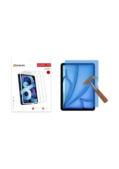 Lexroo İpad Air 13 2025 M3 Kağıt Hisli Mat Paper Like Ekran Koruyucu - Şeffaf