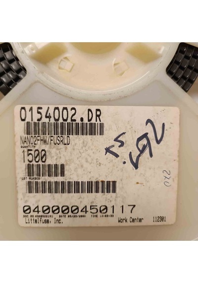 0154002.dr Fuse Board Mnt 2a 125vac/vdc Smd Stmicroelectronics Sigorta 3 Adet