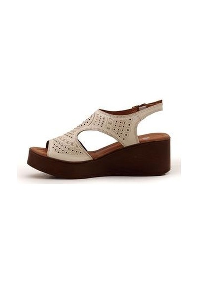 Venüs 2113604y Dolgu Topuk Comfort Deri Kadın Sandalet 001