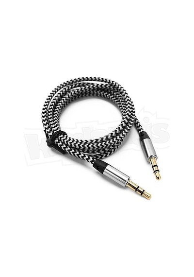 Diwu Aux Stereo 3.5Mm Data Ses Örgü Kablo Beyaz (195096698)