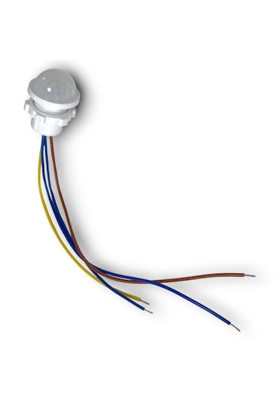 Pır Hareket Sensörü 220v - 20cm Kablolu