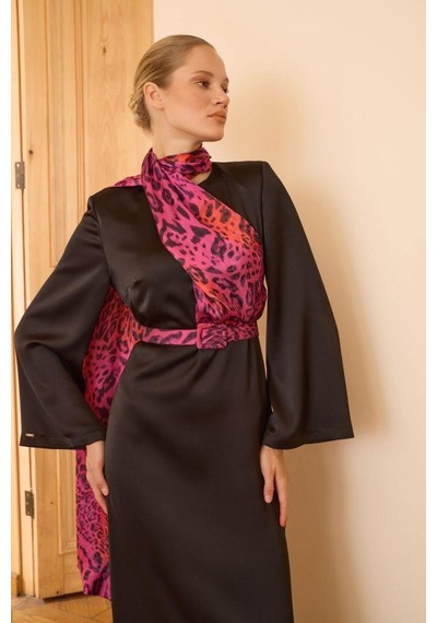 Senna Fıore Dress Fuşya Fuşya
