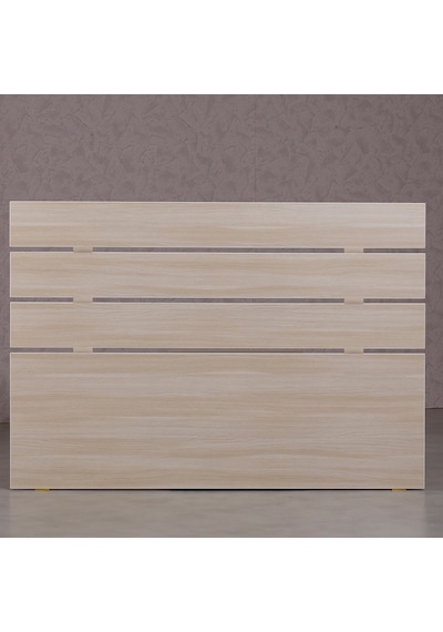 Pasifichome Huga Çift Kişilik  Yatak Başlık Meşe 180 Cm / 180 Cm Baza Başlık