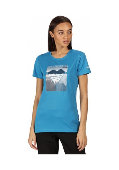 Regatta Fingal V Kadın T-Shirt - Mavi
