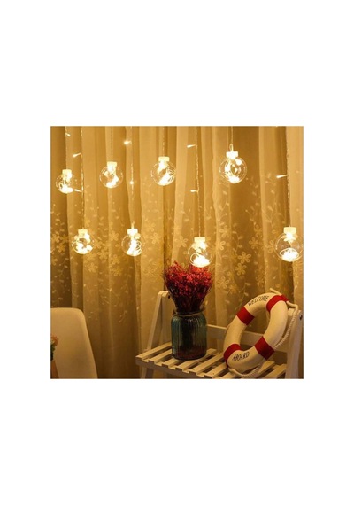 Top Led Işık Saçak Led Aydınlatma Dekor Işık Usb Ve Pilli Beyaz