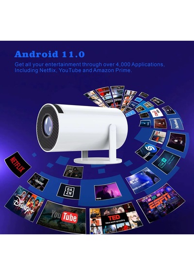 Vdo Hy300 Max 720p Full Hd Projeksiyon Cihazı Uzaktan Bağlantılı Android Sürüm