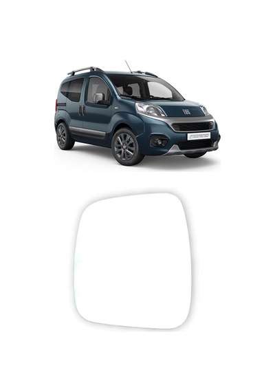 Fiat Fiorino 2007 - 2024 Uyumlu Sol Dikiz Ayna Camı Elektrikli Isıtmalı Şöför Tarafı 71765390