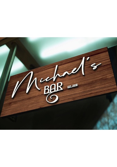 Bk Gift Kişiye Özel Kabartma Tasarım Ahşap Bar Tabelası, Home Bar Tabela, Rustik Ev Dekorasyonu, Duvar Dekoru-18